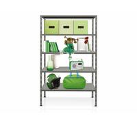 KIT SCAFFALE ZINCATO INCASTRO 100X40X200
