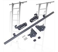 Kit Scala Scorrevole per libreria Hardware (Senza Scala),Hardware per la Scala Scorrevole Mobile della libreria Scorrevole Mobile per casa/Loft,Design salvaspazio(Size:300cm(9.8 ft) track kit)