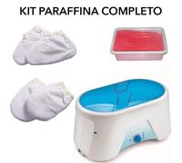 KIT SCALDAPARAFFINA PROFESSIONALE PARAFFINA ESTETISTA CENTRO ESTETICO GUANTI CALZINI