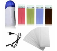 KIT SCALDARULLO + STRISCE CERETTA +RICARICA RULLO SCALDA CERA SCALDACERA ROLL ON