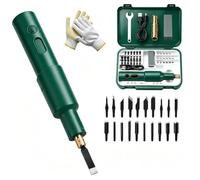 Kit scalpello per intaglio del legno elettrico senza fili (Verde)