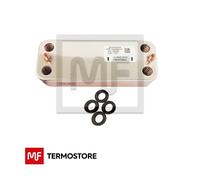 KIT SCAMBIATORE SECONDARIO 11P +GUARNIZIONI RICAMBIO CALDAIA FERROLI 3980001351