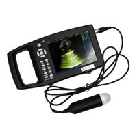 Kit scanner veterinario ad ultrasuoni - Macchina portatile HD per test di gravidanza con Sonda Impermeabile a 3,5 MHz, Display Ad Alta Definizione a LED da 5,6 ", Lavoro Sostenibile 4-5h