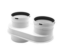 Kit Scarico Fumi Baxi sdoppiato orientabile 7102689