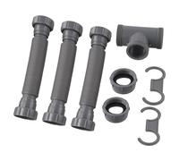 Kit Scarico Lavello Trappola P Regolabile con Componenti di Installazione Comple