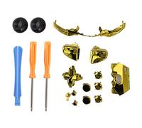 Kit , scatola X Accessori controller One , Accessori da gioco X box, Kit accessori X BOX One Controller con pulsanti Set, 2 cacciaviti, 1 chiave inglese per controller X box 360.(金色)