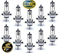 Kit Scatolo Confezione 10 Lampade Lampadine Auto H4 12v 60/55w Classic