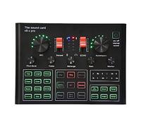 Kit scheda audio, La scheda audio può essere collegata a un microfono auricolare for computer for registrare trasmissioni in diretta e cantare(V9Xpro)