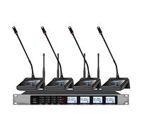 Kit scheda audio, microfonico wireless Microfono con cuffia Microfono a condensatore Adatto for microfono da palco della chiesa(Conference)