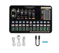 Kit scheda audio, Microfono a condensatore professionale BM 800 Scheda audio wireless V10 PRO for PC Computer Telefono Karaoke Gioco di canto dal vivo(Blue BM800 V10XPRO)