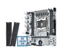 Kit scheda madre X99 con CPU Xeon E5 2630 V4 LGA 2011-3 + DDR4 16 GB con supporto NVME m.2 PR9-H(Motherboard+CPU)
