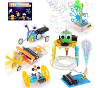 Kit scientifico 6pcs/set Electronic Science Experiments Projects Toys Educational Ingegneria fai -da -te Costruzione di giocattoli STEM Kit per ragazzi, niente batteria, stile 2 Learning