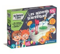 Kit Scientifico Multisensoriale Les Apprentis Scientifiques 5+ Con Provette Pipetta Bilancia Manuale Illustrato