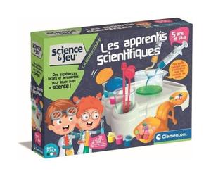 Kit Scientifico Multisensoriale Les Apprentis Scientifiques 5+ Con Provette Pipetta Bilancia Manuale Illustrato