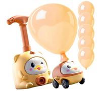 Kit scientifico per auto a palloncino, giocattolo per auto in mongolfiera, gioco attivo, apprendimento visivo, propulsione aerea, pompa gonfiabile, giocattolo da corsa, per scuola materna, soggiorno