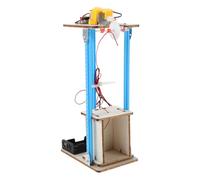 Kit Scientifico Sollevatore in Legno, Montaggio Semplice | Materiali Sicuri, Libretto Esplicativo Incluso, Attività di Gruppo a Casa, Progetto Stem Educativo