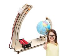 Kit scientifique | Ensemble modèles satellites en bois | Jouets construction STEM pour | Expériences scientifiques et apprentissage ludique de la physique et invention