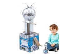 Kit scienza del generatore intagliato a mano, esperimento motore interattivo, giocattolo elettrico homeschool | Manuale Dyno dimostration Apparatus, Physics Lab Activity Device, Student Learning