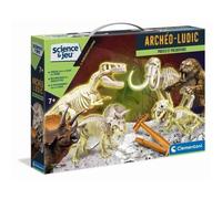 Kit Scienze Clementoni Archéo Ludic Prede e Predatori con 4 Fosfori Luminescenti