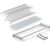 Kit Scolapiatti 76 cm da Incasso per Mobile Pensile cm. 80 completo di Telaio Re