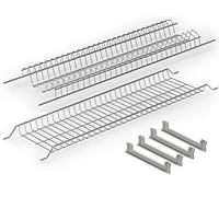 Kit Scolapiatti 86 cm acciaio inox da Incasso per Mobile Pensile cm. 90