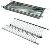 KIT Scolapiatti Acciaio Inox 18/10 con Supporto Vasca cm 76 Per Mobile 80