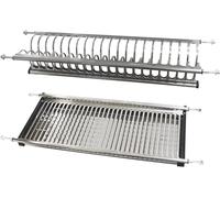 Kit Scolapiatti ad incasso completamente in ACCIAIO INOX per Pensili da 60 cm | Design Ad Incasso e Qualità Interamente Inox | Kit scolapiatti di alta qualità resistente e duraturo nel tempo