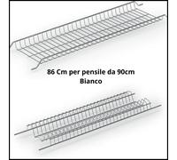 Kit Scolapiatti colapiatti e sostegni ad da incasso 76-86 cm acciaio bianco