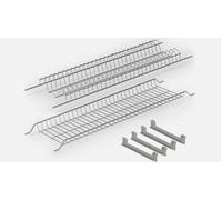 Kit Scolapiatti incasso in ACCIAIO INOX per pensili cucina da 60-80-90 cm staffe