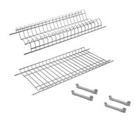 Kit Scolapiatti incasso in metallo per pensili cucina da 60-80-90 cm con staffe