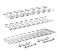 Kit Scolapiatti Incasso in Metallo - per pensili da 90 cm