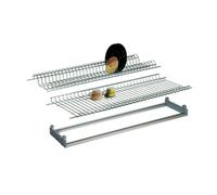 KIT SCOLAPIATTI TELAIO REGOLAB C/VASCH 86 CM CROM