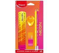Maped Kit Scuola NEON - 5 Pezzi