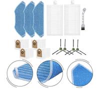 Kit Scopa Filtro Ricambio Facile da Pulire Filtri Raccolta Polveri Efficiente