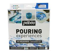 Kit Scoperta Pebeo Con Vernice Acrilica, Olio Di Silicone E Tela