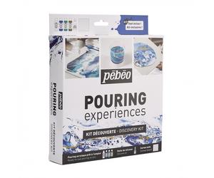 Kit Scoperta Pebeo Con Vernice Acrilica, Olio Di Silicone E Tela