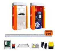 KIT SCORREVOLE GIGA 4000KG 380V TRIFASE CON 9 METRI DI CREMAGLIERA ZINCATA DFM