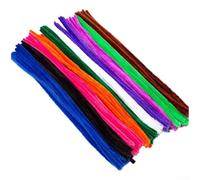 Kit Scovolini 100pz 30cm per Decorazioni Feste | per materiale plush morbido, per facile da piegare e tagliare, per sicuro per bambini, mantiene per la forma (15 colors)
