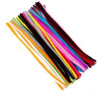Kit Scovolini 100pz 30cm per Decorazioni Feste | per materiale plush morbido, per facile da piegare e tagliare, per sicuro per bambini, mantiene per la forma (20 colors)