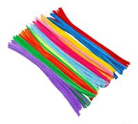 Kit Scovolini 100pz 30cm per Decorazioni Feste | per materiale plush morbido, per facile da piegare e tagliare, per sicuro per bambini, mantiene per la forma(brightly mixed)