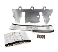 Kit scudo termico per guida carburante e coperchio iniettore per motore Inline 6 1997-2004 4.0L, barriera in fibra di vetro con pelle in alluminio, per la prevenzione del blocco del vapore per