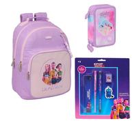 Kit scuola Elementare K-POP Demon Hunters Zaino + astuccio 3zip + omaggio cancel