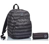 Kit scuola - ZAINO Benin M Invicta + PORTAPENNE - Stripes