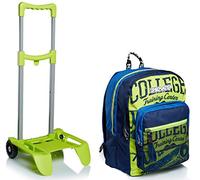 Kit scuola - ZAINO EXTRA FIT Seven + Carrello porta zaino - Bright College