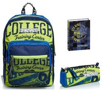Kit scuola - ZAINO EXTRA FIT Seven + PORTAPENNE + DIARIO - Bright College