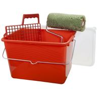 KIT SECCHIO PLAST.CON COPERCHIO+RULLO NYLO - PENNELLIFICIO 2000