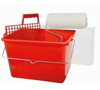 KIT SECCHIO PLAST.+COPERCHIO + RULLO CM 20 + RETE - PENNELLIFICIO 2000