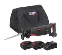 Sealey CP20VRSXKIT - Kit per sega alternativa, 20 V, 4 Ah, serie SV20, senza spazzole, 2 batterie