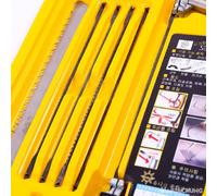 Kit Seghetto Con Lame Multifunzione E Con Tendina Per Lame Da 150mm