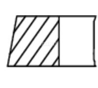 Kit anello pistone MAHLE 009 36 N0 per LANCIA Y10 (156_) 1.1 1995-1995